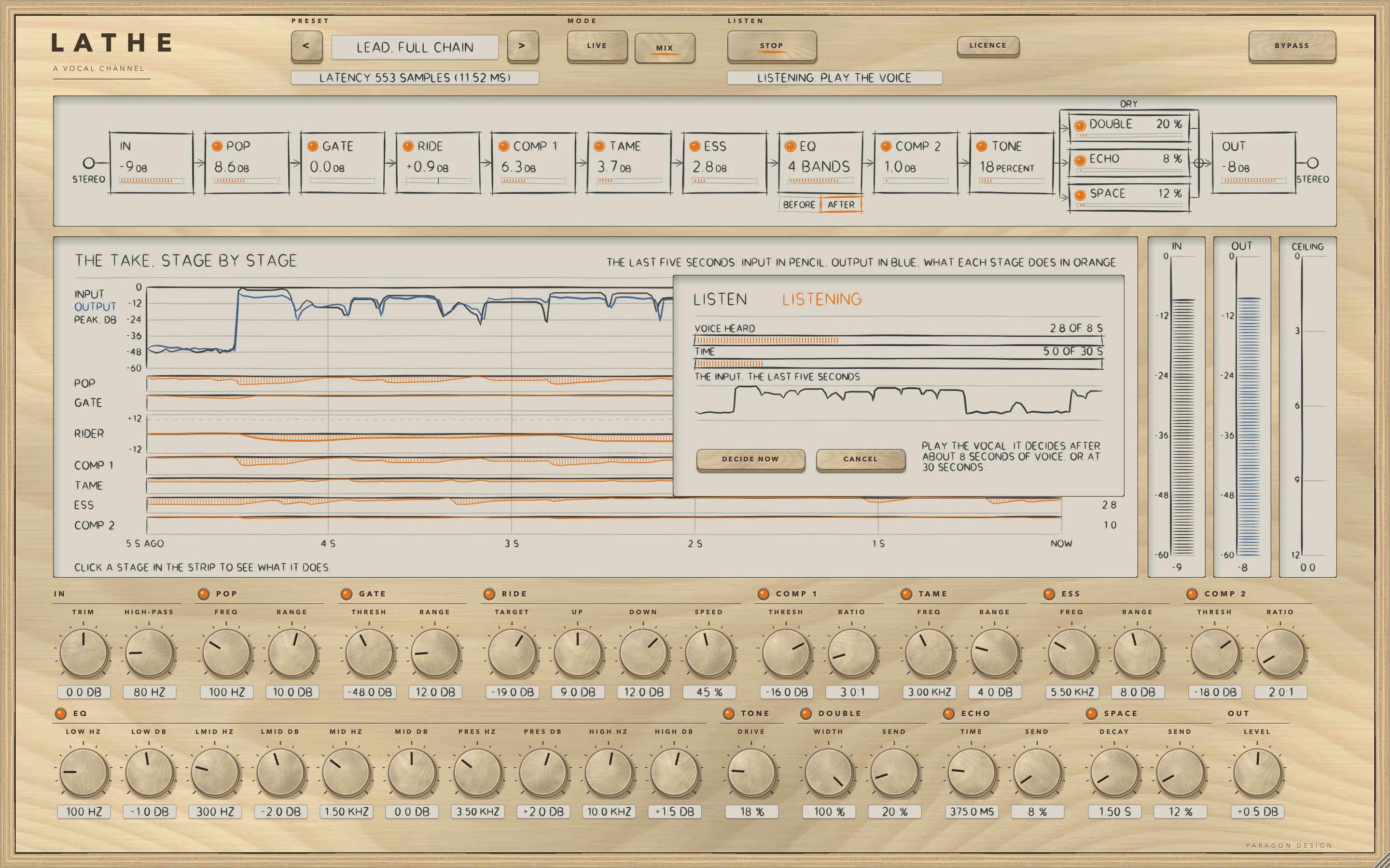 LATHE: LISTEN while it listens