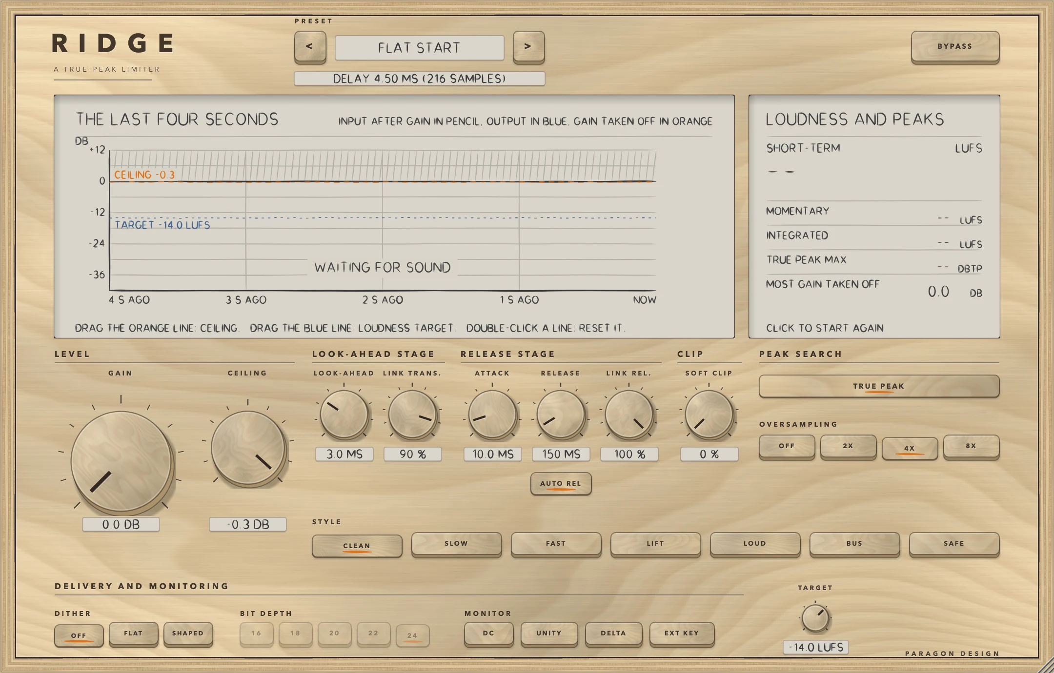 RIDGE: Waiting for sound