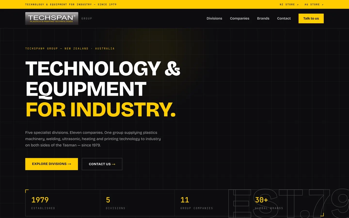 Techspan Group website