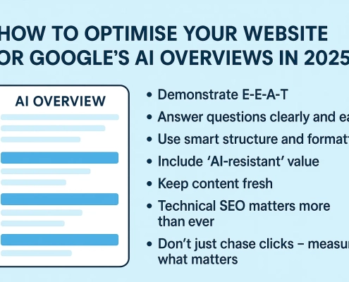 How to optimise your site for Google's AI Overviews in 2025